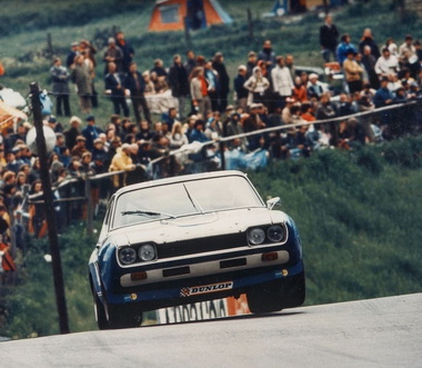 Nrburgring 1972 1000 km Rennen Dieter Glemser  Jochen Mass mit dem Ford Capri RS2600